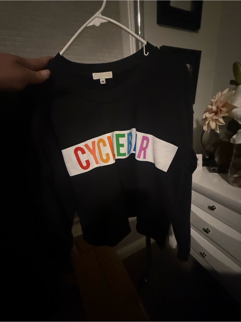 Goldsheep Black Sweatshirt with Multicolor 'CYCLEBAR' Logo